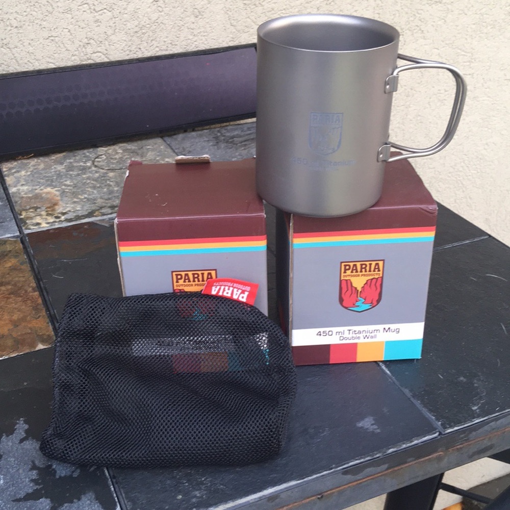 Paria 450ml double wall mugs